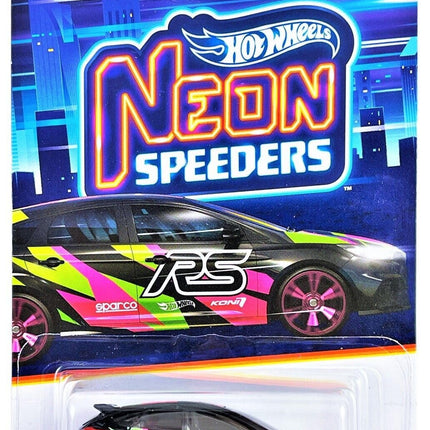 Hot Wheels Neon Speeders 1:64 Diecast (Ford Focus 