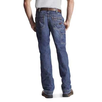 Ariat Men's Fr M4 Low Rise Workhorse Boot Cut Jeans, Flint, 38W / 34L