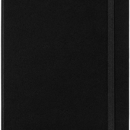 Moleskine - Classic Expanded Plain Paper Notebook - Hard Cover and Elastic Closure Journal - Color Black - Size Large 13 x 21 A5 - 400 Pages
