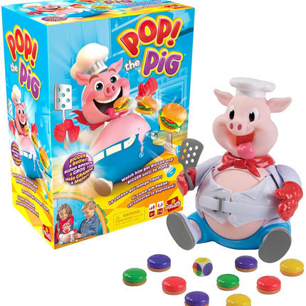 Goliath Games Pop The Pig: Even Bigger and Better Kids Games | For 2-6 players | Ages 4+