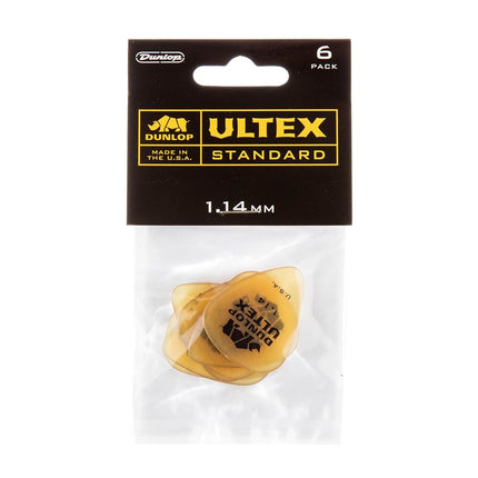 Jim Dunlop 421R114 1.14mm Ultex Guitar Picks, 72-Pack