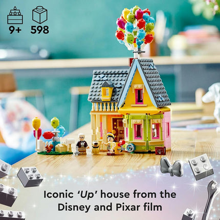 LEGO | Disney and Pixar ‘Up’ House Building Toy for 9+ Year Old Girls and Boys, Set with Balloons, Plus Carl, Russell and Dug Disney Figures, Collectible Kids' Building Toys 43217