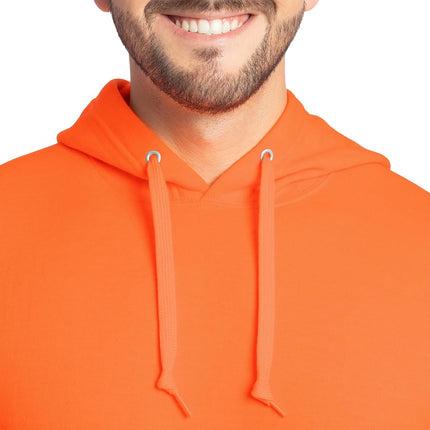 Fruit of the Loom Unisex's Eversoft Fleece Hoodies, Full Zip, Moisture Wicking & Breathable, Sizes S-4x Shirt, Safety Orange Pullover, XXXL