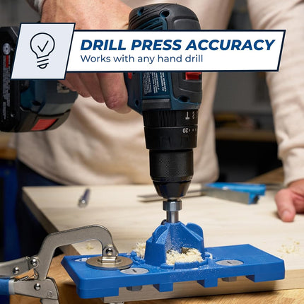 Kreg KHI Concealed Hinge Jig, Blue