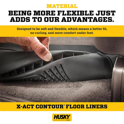 Husky Liners 52311Fits 2014-19 Toyota Highlander X-act Contour Front Floor Mats, Black