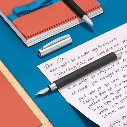 Faber-Castell Ambition Black Fountain Pen F
