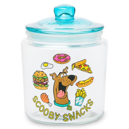 Silver Buffalo Scooby Doo Scooby Snacks, Glass Jar