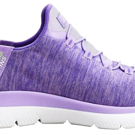 Skechers Women's Summits Dazzling Haze Hands Free Slip In Sneakers, Lavender, 8
