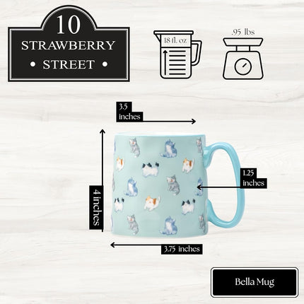 Tasse Bella à carreaux neutres 10 Strawberry Street