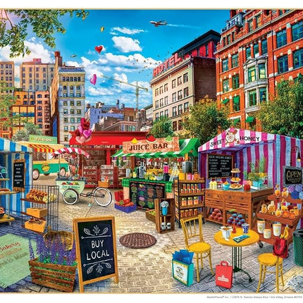 MasterPieces 750 Piece Jigsaw Puzzle for Adults, Family, Or Kids - Buy Local Honey - 18"x24"