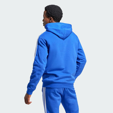 adidas mens Essentials Fleece 3-stripes Hoodie, Semi Lucid Blue, XX-Small