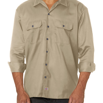 Dickies Men's Big-Tall Long-Sleeve Work Shirt - Be