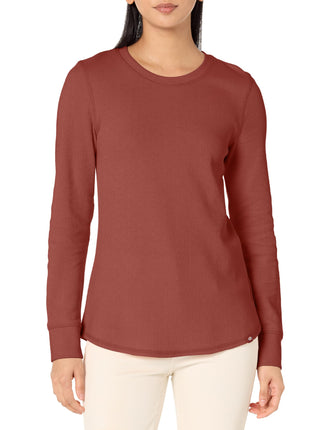 Dickies Women's Crew Ls, Red, XXS