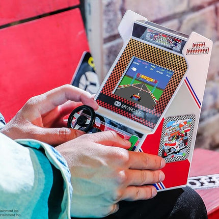 MyArcade DGUNL-7022 Racing Player Pole Position Portable Retro Arcade