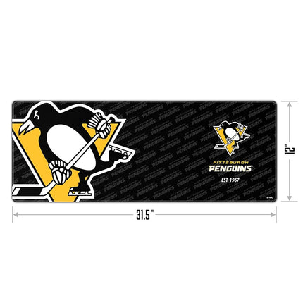 YouTheFan NHL Pittsburgh Penguins Logo Series Desk Pad SMU