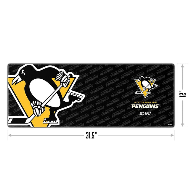 YouTheFan NHL Pittsburgh Penguins Logo Series Desk Pad SMU