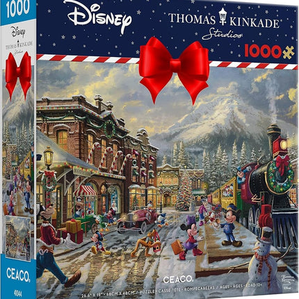 Ceaco - Thomas Kinkade - Holiday - Candy Cane Express - 1000 Piece Jigsaw Puzzle