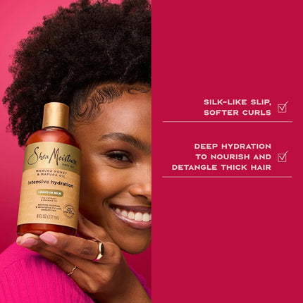 Shea Moisture Manuka Honey & Mafura Oil Leave In Milk, 237ml