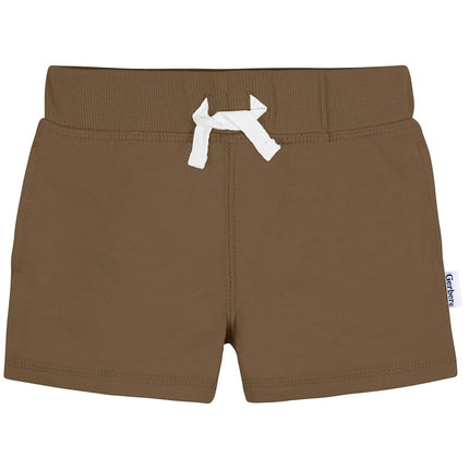 Shorts en tricot à enfiler Gerber, pour bébé garçon (lot de 3), couleurs neutres, 2T