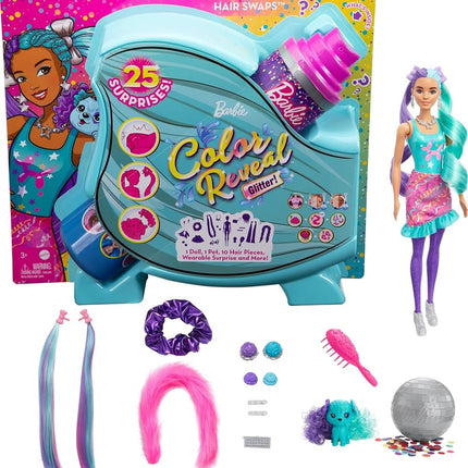 Barbie HBG41 - Color Reveal Balon Lalka zmiana wło