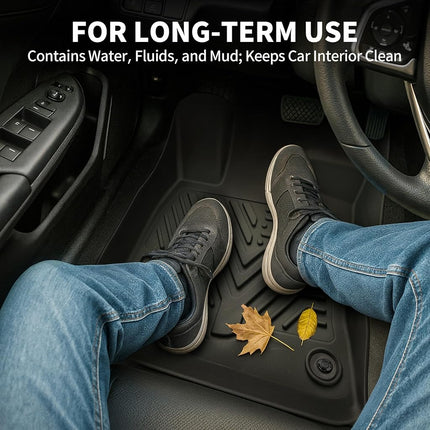 YITAMOTOR Floor Mats Compatible with Nissan Rogue, Custom Fit Floor Liners for 2014-2020 Nissan Rogue, 1st & 2nd Row All Weather Protection(No Rogue Sport or Select Models)