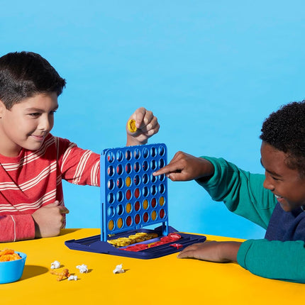 Official Hasbro Games Connect 4 Game (2025 Edition) | All-in-1 Storage, Carrying Case, Score Tracker | Ages 6+ | 2 Players | Family Games for Children - English Version