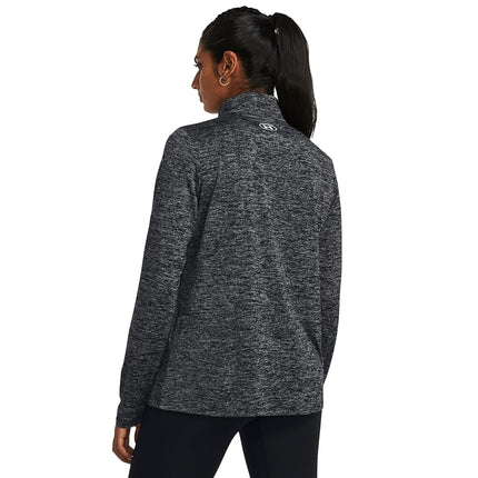 Under Armour Womens Tech 1/2 Zip Twist T-Shirt Black XXL