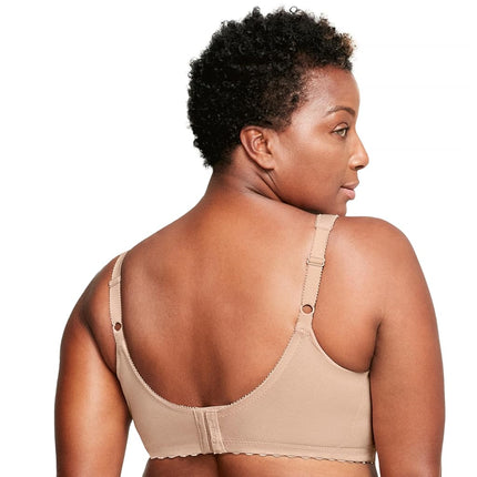 Glamorise MagicLift Cotton Support Wirefree Bra 1001 (Women's & Women's Plus)