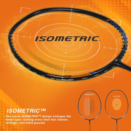 Yonex Nanoray Light 18i Badminton Racquet | Color: Black | Size: G4-5U | Material: Graphite | with Full Cover | Ultra-Light Weight: 77 Gram | Tension: 30 Lbs | Nanoscience Technology | Isometric Head