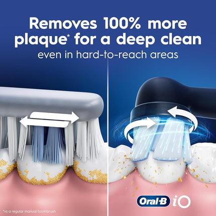 Oral-B iO Series 5 Limited Electric Toothbrush with (3) Brush Head, Rechargeable, Black