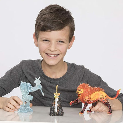 SCHLEICH Eldrador 42455 Battle for the Superweapon - Frost Monster vs. Fire Lion, multi-colour