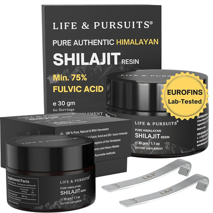 Life & Pursuits Pure Authentic Himalayan Shilajit 