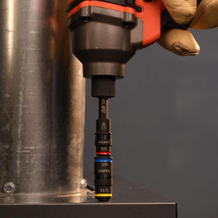 Klein Tools 32517HD KNECT 17-in-1 Impact-Rated Hybrid Screwdriver/Nut Driver, Magnetic, Flip Socket, 11 Bits, 3 Nut Drivers, Bit Holder, Square Adapter
