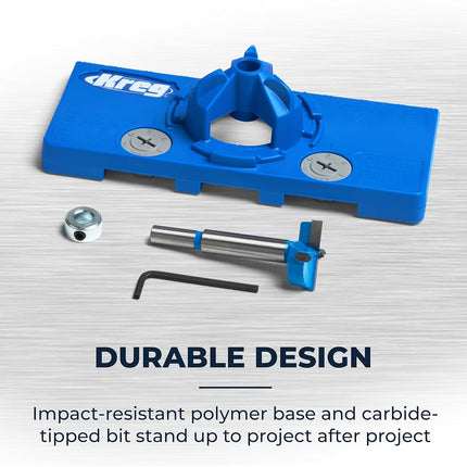 Kreg KHI Concealed Hinge Jig, Blue