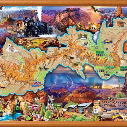 MasterPieces - 1000 Piece Jigsaw Puzzle, Grand Canyon National Park, Fun for Adults, Family, Kids 19.25"x26.75"