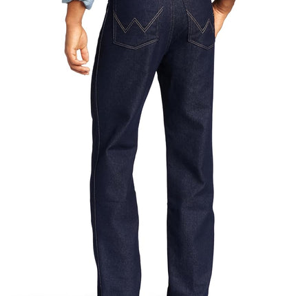 Wrangler Men's Five Pocket Stretch Jean, Denim, 48W x 30L