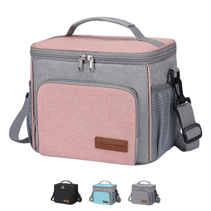 Boîte à lunch Maelstrom pour hommes, sac à lunch isotherme femmes/hommes, sac à lunch isotherme étanche, sac fourre-tout à lunch, 8L, rose