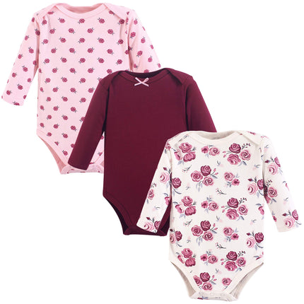 Hudson Baby Unisex Baby Cotton Long-sleeve Bodysui