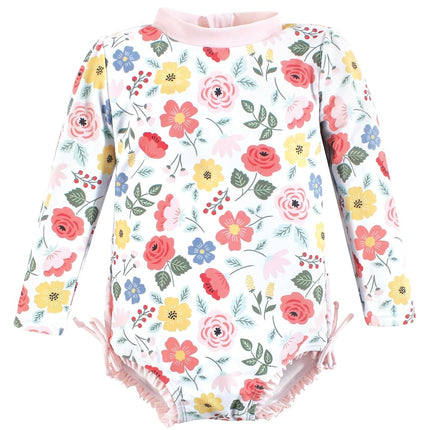 Maillot de bain pour bébé fille Hudson Baby, motif botanique moderne, 3-6 mois