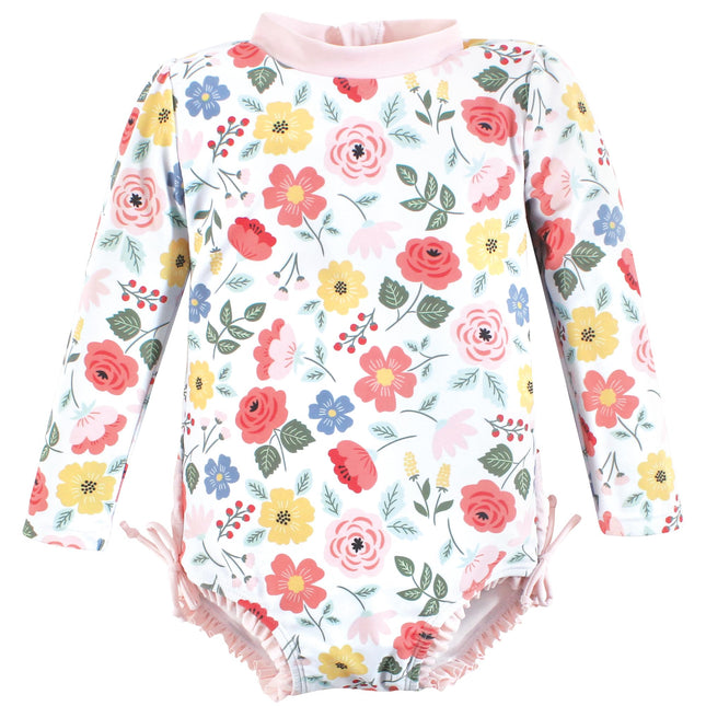 Hudson Baby Baby Girl's Toddler Swimsuit, Modern B