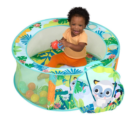 Bright Starts Rowdy Rainforest Stow & Go Baby Ball
