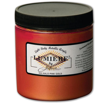Jacquard Lumiere Fabric Color 8 oz Jar - Halo Pink
