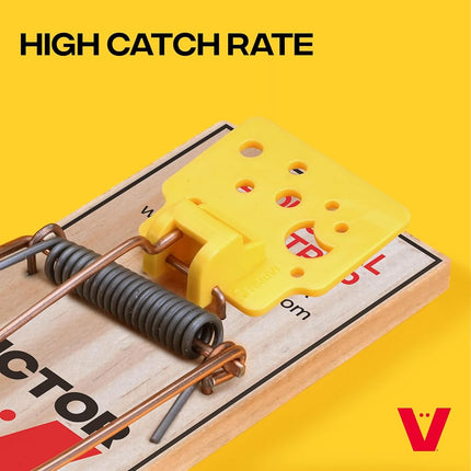 Victor M035 V Mouse Traps, Yellow, 2 Traps