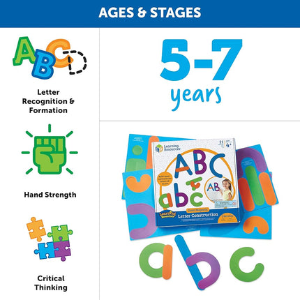 Learning Resources Magnetic Letter Construction Demonstration Set