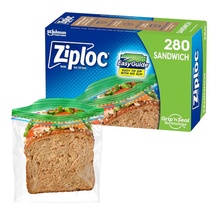 Ziploc Sandwich Bags, 280 ct