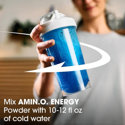 Optimum Nutrition Amino Energy with Green Tea and Green Coffee Extract, Flavor: Blue Raspberry, 65 Servings