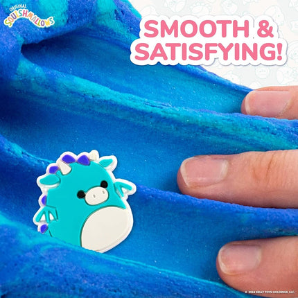 Original Squishmallows Hans The Hedgehog Premium Scented Slime Chocolate Scented, 8 oz. Scented Slime, 2 Fun Slime Add Ins, Pre-Made Slime for Kids, Great 6 Year Old Toys, Super Soft Sludge Toy