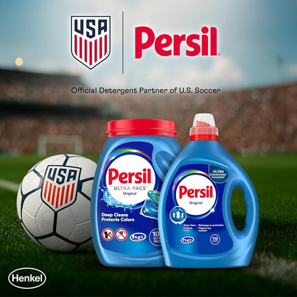 Persil Advanced Clean Oxi+Odor Power, Detergente Líquido para Ropa, Alta Eficiencia (HE), Eliminación de Manchas Profundas, Ultra Concentrado, 82.5 fl oz, 82 Cargas