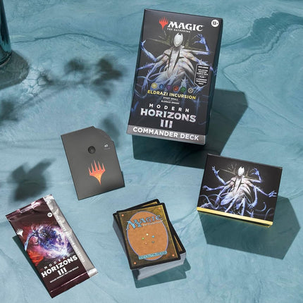 Magic: The Gathering Modern Horizons 3 Commander Deck – Eldrazi Incursion (100-Card Deck, 2-Card Collector Booster Sample Pack + Accessories) (English Version)