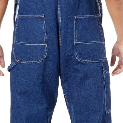 Dickies Men's Bib Smooth Straight Dungarees, Blue (Bleu Rnsd Ind/Blu), W30/L32 (Manufacturer Size: W30/L32)
